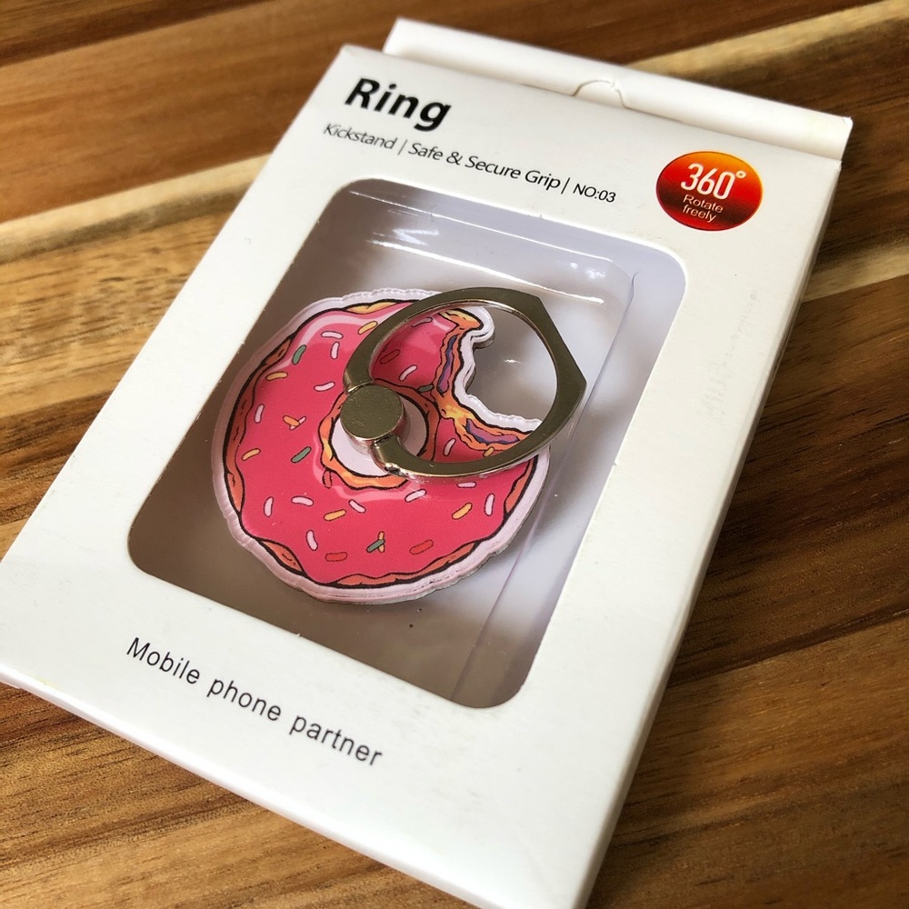 🔶 Ring kickstand for cell phone Donuts - Picture 1 of 2